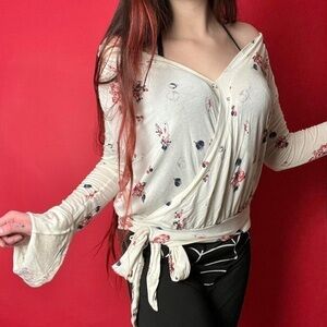 Loose fit floral long sleeve 💞🤍​​​​​​​​​​​​​​​​​​​​​